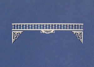 1:24 Scale Miniature Victorian Dollhouse Fretwork Span - Picture 1 of 1
