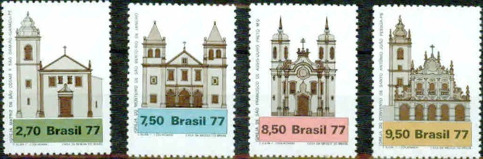 BRAZIL  - 1977–BRAZILIAN ARCHITECTURE -VF** - Image 1 of 1