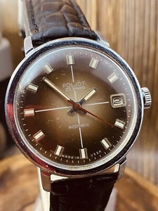 POLJOT 23JEWELS AUTOMATIC VINTAGE SOVIET RUSSIAN MECHANICAL WHATCH #7440 - Picture 1 of 22