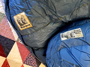 READ Marmot Gopher -20 Goose Down Sleeping Bag Gore-tex USA Made Seam Sealed - Picture 1 of 6