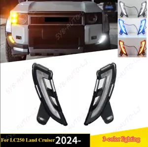 For LC250 Land Cruiser 2024-2025 Front Bumper Fog Light Daytime Running LED - Picture 1 of 5