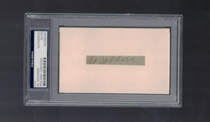 Al Spohrer Boston Braves NY Giants 1928-35 Signed Cut PSA/DNA BXE