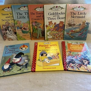 Vintage Ladybird Books Well-Loved Tales The Wizard Of Oz Pigs Mermaid Goldilocks - Imagen 1 de 13
