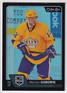 2016-17 O-Pee-Chee Rainbow Black #332 Marian Gaborik /100 - Los Angeles Kings