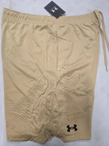 Under Armour UA Mens Shorts 1351350-715 VEGAS GOLD 9" Pocketed NWT LARGE $35 - Picture 1 of 3