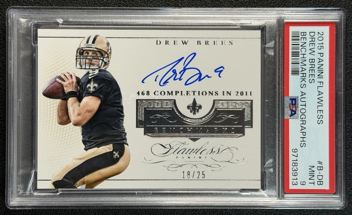 Drew Brees Football New Orleans Saints Sports Autographed Trading