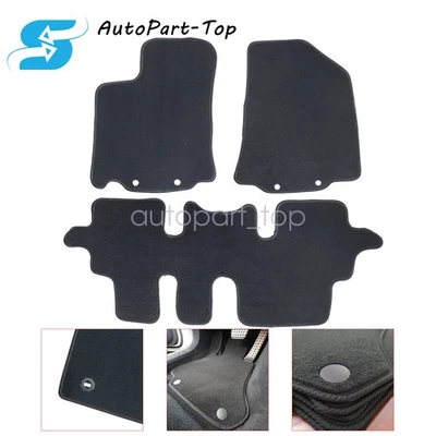 Alfombrillas de terciopelo 3 piezas para Infiniti QX60 JX35 Nissan Pathfinder 2013-2020 Foto 1 de 4
