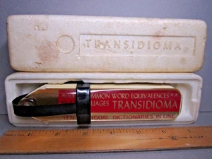 Transidioma language translator magnifying english spanish french italian german - Picture 1 of 6