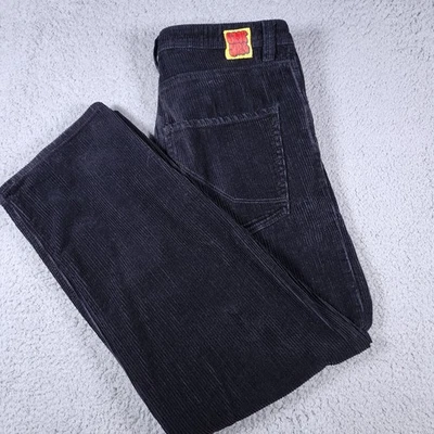 Pantalones holgados de pana Empyre para hombre talla 33 negros  Foto 1 de 4