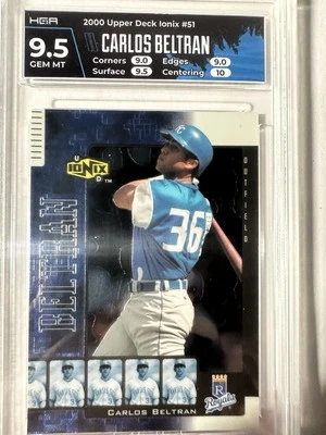 2000 Upper Deck Ionix #51 - Carlos Beltran  - Image 1 of 2