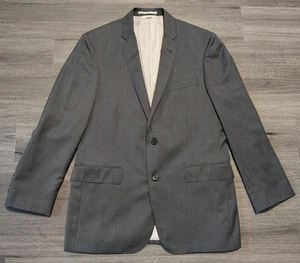 Brooks Brothers Herren grau 100% Wolle Marzotto Stoff Sport Mantel Größe 42L - Bild 1 von 11