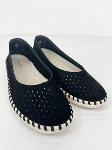Zapatos planos informales Easy Spirit Darla negros para mujer talla 9M cómodos usados una vez - Imagen 1 de 6