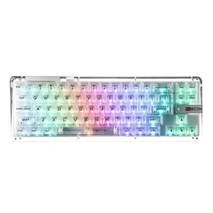 Phantom 68 65% Hot Swappable Crystal Gasket-Mounted Mechanical Keyboard, BT5.... - Picture 1 of 7