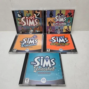 The Sims, Livin Large, Unleashed, Vacation, Superstar Expansion Packs (PC) - Picture 1 of 24