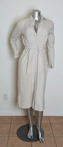 Pristine! Athleta WOMENS XXS Urbanite Textured Dress Robe w/ Belt Button Up - Picture 1 of 5