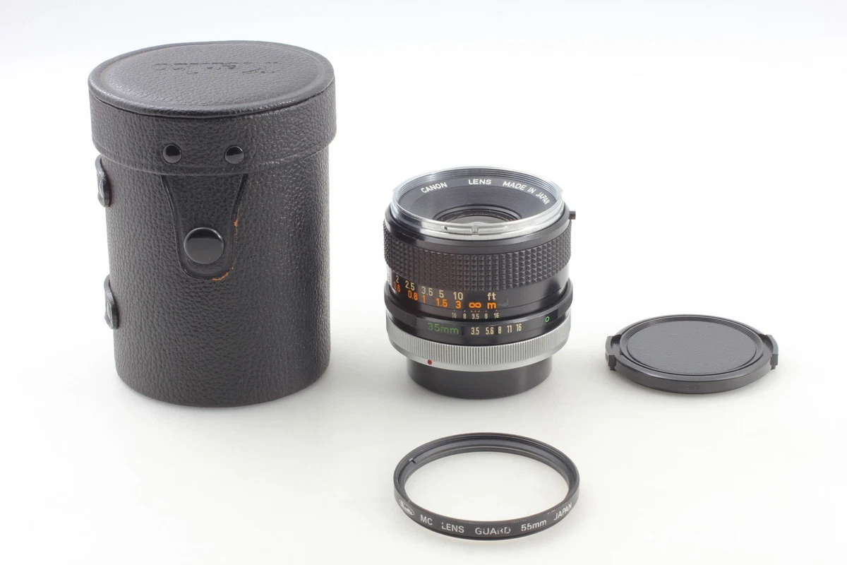 Canon 35mm Focal f/3.5 Camera Lenses for sale - eBay
