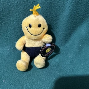 Mini Peluche Happy Face I GIGGLE con Etichetta 5" Voice Box Non Funziona - Foto 1 di 2