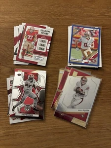 NFL Trading Cards San Francisco 49er 26 Karten Lot Rookies Stars Insert Football - Bild 1 von 2