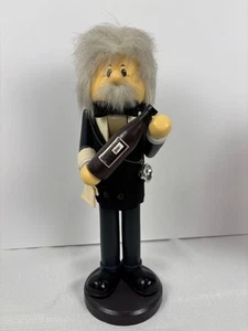VTG Nutcracker 1997 Heirloom Collectibles 15″ Wooden– Sommelier – Very Good - Picture 1 of 16