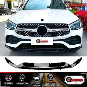 Mercedes GLC Class GLC43 AMG Line W253 Front Splitter Spoiler Lip Gloss Black - Picture 1 of 9