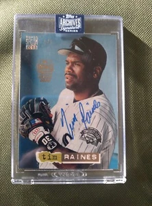 2020 Topps Archives Signature Series 1994 Stadium Club Tim Raines 1/1 - Bild 1 von 3