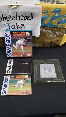 CIB ROGER CLEMENS MVP BASEBALL NINTENDO GAME BOY VIDEO GAME COMPLETE W PROTECTOR - Image 1 of 4