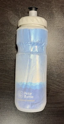 Polar Bottle Breakaway Insulated Water Bottle 20oz – Blue/White – BPA-Free USA - Image 1 of 4