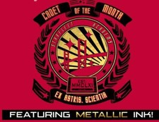 Star Trek Cadet of the Year Red Shirt Satire Parody Teefury Mens Shirt NEW