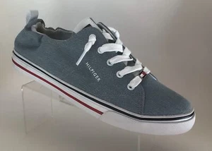 NEW TOMMY HILFIGER Odesi Lace-Up Sneakers, Blue Gray (Size 9.5 M) - Picture 1 of 12