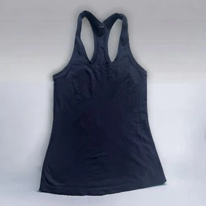 Lululemon Dark Blue Free Flow Running Yoga Racerback Women Tank Top S / M - Picture 1 of 8