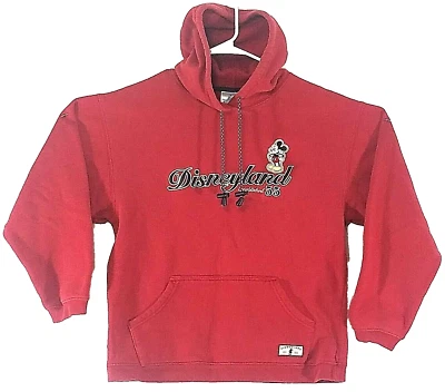 Красный пуловер толстовка с капюшоном Mickey Mouse Disneyland Resort детский маленький - Изображение 1 из 4