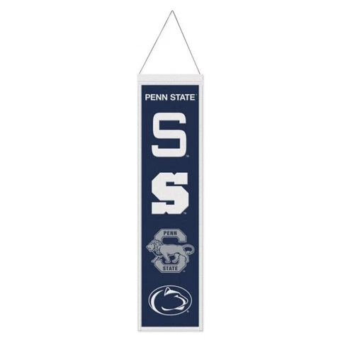 Penn State Nittany Lions Heritage Banner Embroidered Wool 8" X 32" Cover
