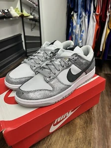 Size 12W - Nike Dunk Low Golden Gals DO5882-001 10.5Men Silver Womens Sneakers - Picture 1 of 10