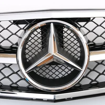 Fits Mercedes Benz GLK350 W204 C300 C350 C250 Front Grille Star Emblem Chrome US - Image 1 of 4