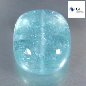9.55CT RARE COLLECTION 100% UNHEATED CAT'S EYE PARAIBA TOURMALINE LOOSE GEMSTONE - Picture 1 of 4