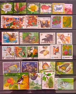 SINGAPORE 1963-OGGI LOTTO FRANCOBOLLI COMMEMORATIVI USATI IN OTTIME CONDIZIONI SGC30 - Foto 1 di 2