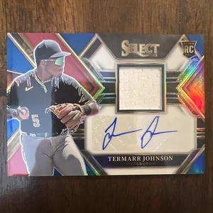 Termarr Johnson RPA 45/49 Red/White/Blue 2023 Panini Select #PJA-TJ - Picture 1 of 3