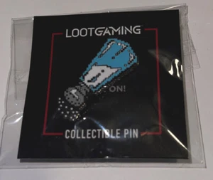 Loot Crate Gaming 2021 Maggio Videogioco Giocatore Sale Salato Smalto Spilla Figura Emoji - Foto 1 di 2