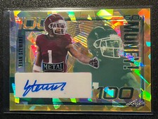 2023 Leaf Metal EVAN STEWART Gold Crystal SO MONEY Rookie AUTO 1/1 One of One