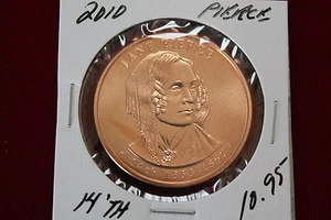 2010 JANE PIERCE , MINT BRONZE MEDAL, 34 mm FIRST SPOUSE BRONZE MEDAL, - Picture 1 of 2