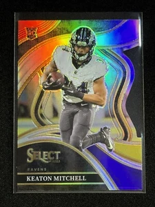 Keaton Mitchell (RC) - 2023 Select Club Level Red/Yellow Die-Cut #246 Ravens - Picture 1 of 2