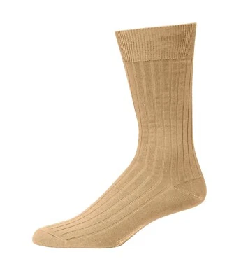 Calcetines de vestir de algodón a media pantorrilla para hombre, calcetines de negocios de calidad por calcetines de sala de juntas Foto 1 de 4