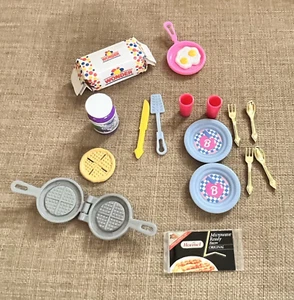 Mini juego de comida Barbie Fun Fixin' Makin' Breakfast 1997 incompleto leer - Imagen 1 de 6