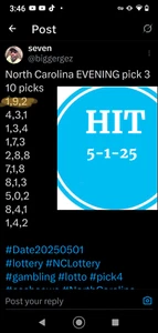 North Carolina pick 3 & 4 Lottery Numbers software DVD for Windows 7 & 8 & 10 - Picture 1 of 21