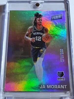 2022 Panini Ja Morant #13 SILVER FOIL /199 Father's Day - Ready to Grade - Image 1 of 3
