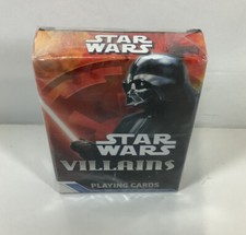 Star Wars Villains Deck Playing Cards Disney New Sealed