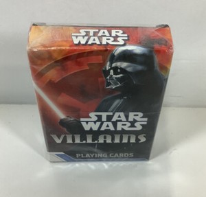 Star Wars Villains Deck Playing Cards Disney New Sealed