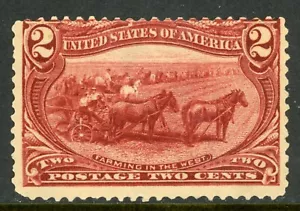 USA 1898 Trans Mississippi 2¢ Rame Rosso Scott # 286 MNH I891 - Foto 1 di 6