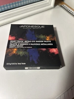 JAPONESQUE Velvet Touch Metals EYESHADOW PALETTE 8 Colors Molten Metal Radiant - Image 1 of 4