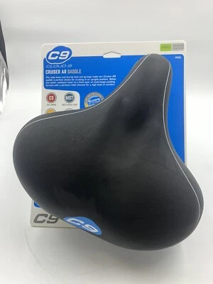 Nuevo C9 Cloud-9 Cruiser AR Sillín Asiento de Bicicleta Negro Bicicleta Foto 1 de 4